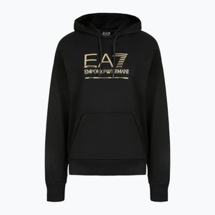 Bluză pentru bărbați EA7 Emporio Armani Train Visibility Hoodie black / gold