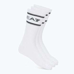 Șosete EA7 Emporio Armani Train Socks Sponge 3 pairs white / white / white