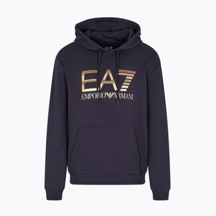 Bluză pentru bărbați EA7 Emporio Armani Train Logo Series Big Logo Hoodie armani blue
