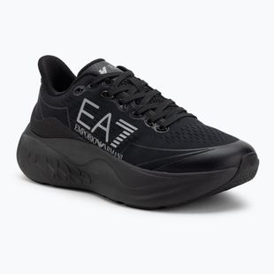 Încălțăminte EA7 Emporio Armani Wave Cracking full black / silver