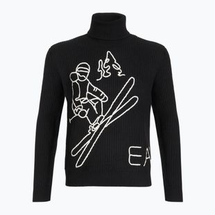 Bluză pentru bărbați EA7 Emporio Armani Mountain Apres Ski Embroidery Knitted