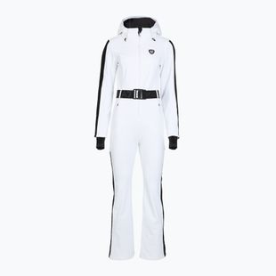 Combinezon de schi pentru femei EA7 Emporio Armani Ski Kitzbuhel Softshell white