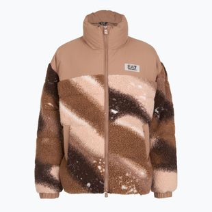 Geacă pentru femei EA7 Train Contemporary Sport Medium Padded fancy brownie stellar