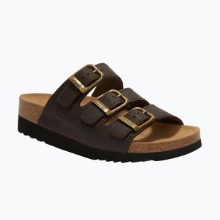 Șlapi de damă Scholl Rio Wedge Ad Med dark brown