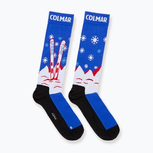 Șosete de schi Colmar Freetime abyss blue/white/rac