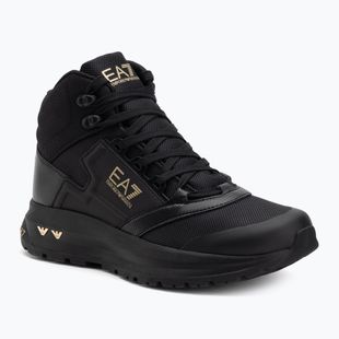 Încălțăminte EA7 Emporio Armani Ice Altura full black / gold