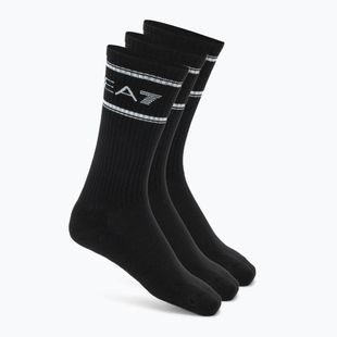 Șosete EA7 Emporio Armani Train Socks Sponge 3 pairs black / black / black
