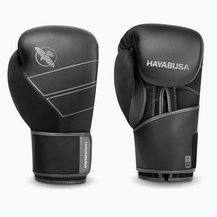 Hayabusa S4 Mănuși de box din piele negru S4LBG