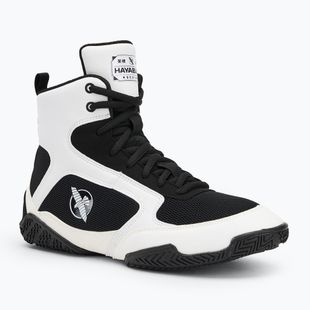 Încălțăminte de box pentru bărbați Hayabusa Pro Boxing black white