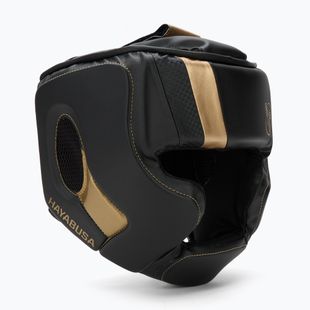 Cască de box Hayabusa T3 Headgear black/gold