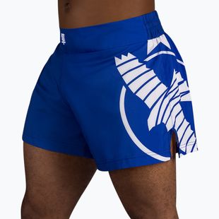 Pantaloni scurți de antrenament pentru bărbați Hayabusa Icon Kickboxing blue/white