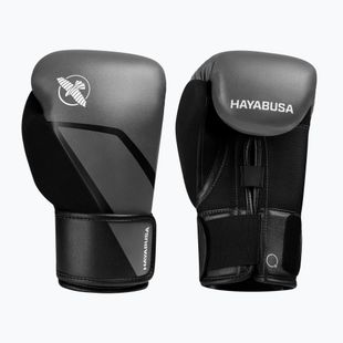 Mănuși de box Hayabusa E1 Boxing grey/black