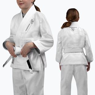 GI de jiu-jitsu brazilian pentru copii Hayabusa Essential white