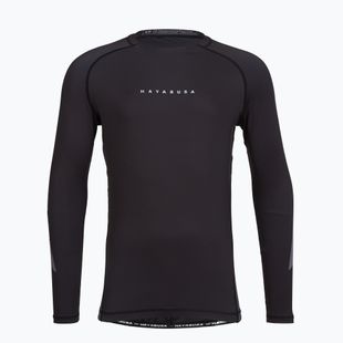 Rashguard cu mânecă lungă pentru bărbați Hayabusa Core Rash Guard black