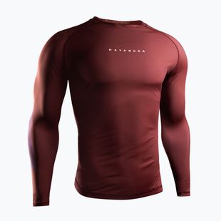 Rashguard cu mânecă lungă pentru bărbați Hayabusa Core Rash Guard red