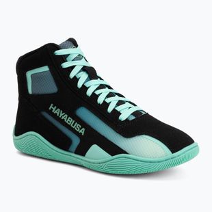 Încălțăminte de box Hayabusa Surge black/cyan