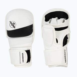 Mănuși de grappling Hayabusa T3 Hybrid white/black