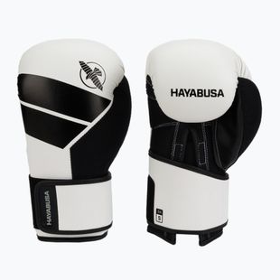 Mănuși de box Hayabusa S4 S4BG alb-negru și alb S4BG