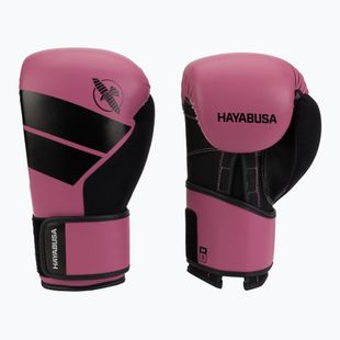 Mănuși de box Hayabusa S4 roz/negru S4BG