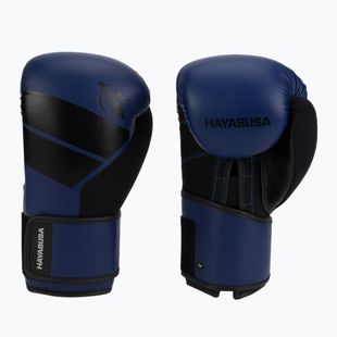 Hayabusa S4 albastru/negru mănuși de box S4BG