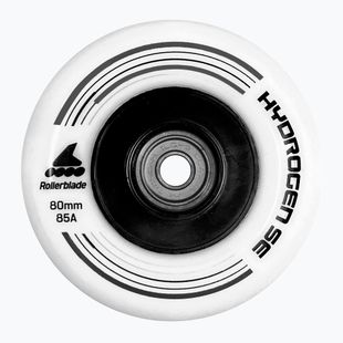 Roți pentru role Rollerblade Hydrogen SE 80 mm/85A + ILQ9 8 buc. white/black