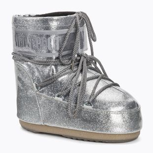 Ghete pentru femei Moon Boot Icon Low Glitter silver