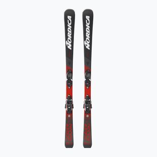 Schiuri de coborâre pentru copii Nordica Doberman Combi Pro S + wiązania J7.0 FDT anthrazite/red