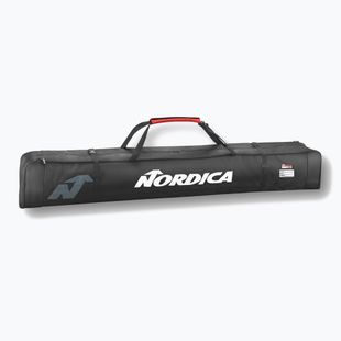 Husă de schiuri Nordica Single Ski Bag (Eco Fabric) black/white/red