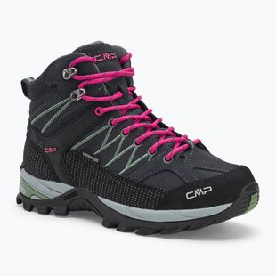 Încălțăminte de trekking pentru femei CMP Rigel Mid Wp antracite/mineral green
