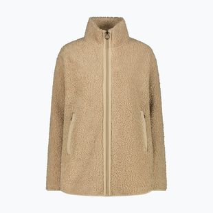 Geacă pentru femei CMP 35P3846 Long Teddy Highloft cookie