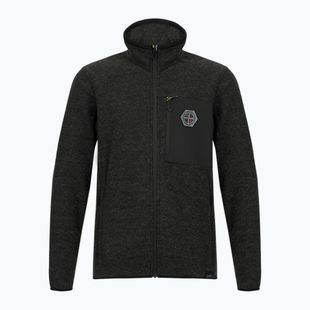 Bluză fleece pentru bărbați CMP 35H3907 Melange Knitted anthracite melange