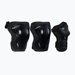 Set de Rollerblade Skate Gear 3 pachete de protecții de protecție negru 069P0100 100
