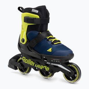 Role pentru copii Rollerblade Microblade 3WD Jr blue royal/lime
