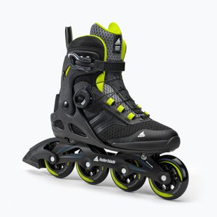Patine cu role pentru bărbați Rollerblade Macroblade 84 BOA negru/verde 07370600