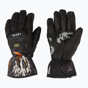 Mănuși de schi pentru copii Level Sq JR CF pk black