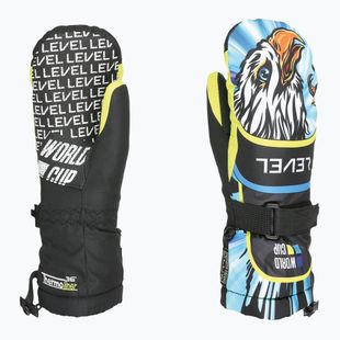 Mănuși de schi pentru copii Level Junior Mitt yellow/blue