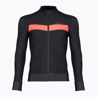 Jachetă de ciclism pentru bărbați Santini Adapt, negru, 1W216075ADAPTNE