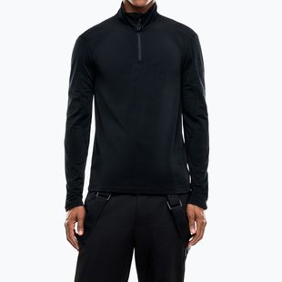 Bluză pentru bărbați de schi EA7 Emporio Armani Pure Powerstretch T-Top Half Zip black