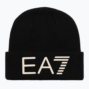 Căciulă de iarnă EA7 Emporio Armani Mountain Logo Series Big Beanie black