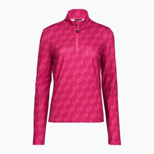 Bluză de schi pentru femei EA7 Emporio Armani Pure Powerstretch T-Top Half Zip fancy vivacious mono