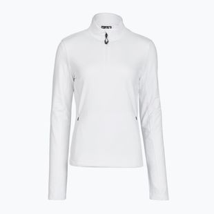 Bluză de schi pentru femei EA7 Emporio Armani Pure Powerstretch T-Top Half Zip white