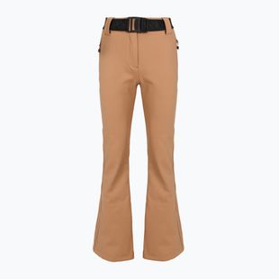 Pantaloni de schi pentru femei EA7 Emporio Armani Pure Softshell Waisted mocha mousse
