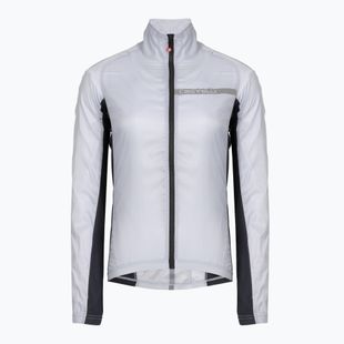 Geacă de ciclism pentru femei Castelli Squadra Stretch silver gray/dark gray
