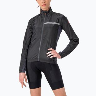 Jachetă de ciclism pentru femei Castelli Squadra Stretch light black/dark gray