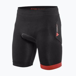 Pantaloni scurți de ciclism cu protecții pentru copii Dainese Scarabeo Shorts black/red