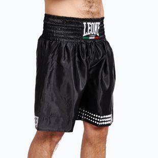 Pantaloni scurți de box LEONE 1947 Italy Boxing AB737 black
