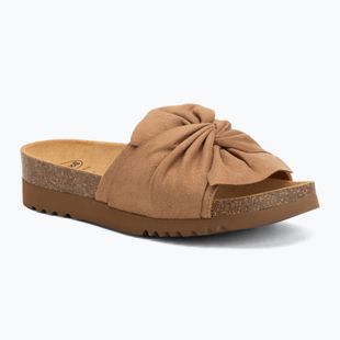 Șlapi de damă Scholl Princess Med camel