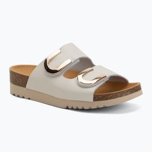 Șlapi de damă Scholl Montery 2 Straps Ad Med off white