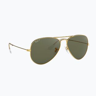 Ochelari de soare Ray-Ban Aviator Classic arista gold/green g-15 polarized