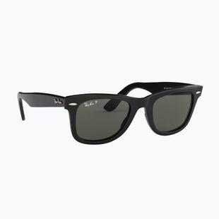 Ochelari de soare Ray-Ban Wayfarer Classic black/green polarized